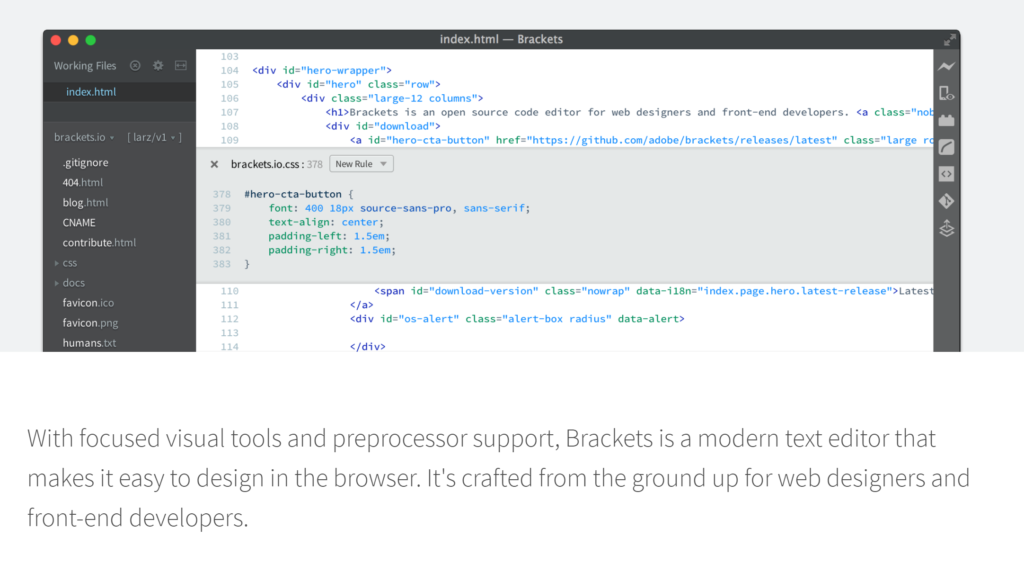 brackets